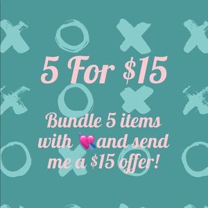💘5 for $15!